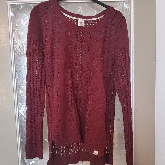 Knit Hi-Lo Sweater - Picture 1 of 7